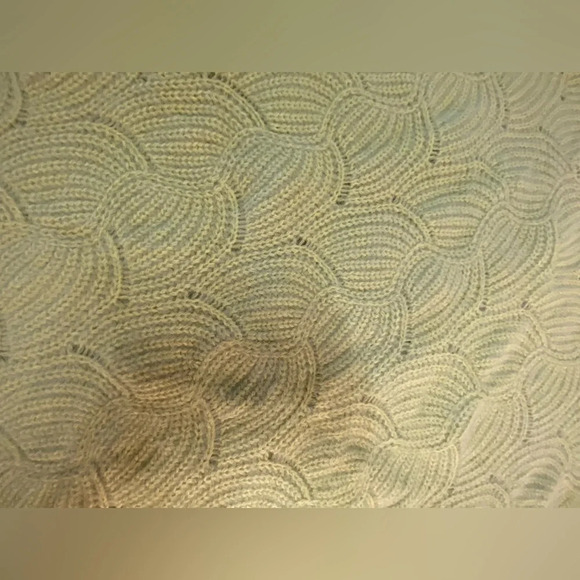 KORI Lime Green Oversized Knit Sweater Small Scalloped Hem NWT - Picture 5 of 12